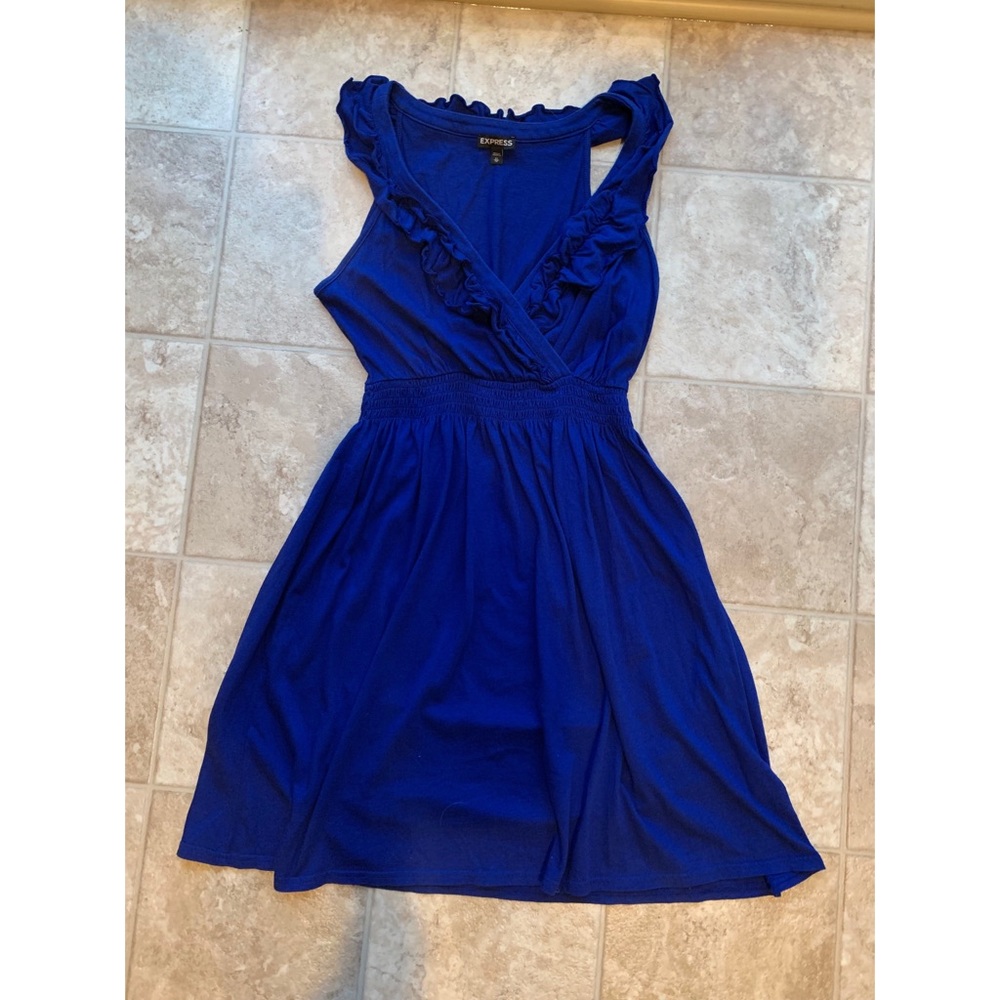 Express ruffle tank dress! Worn twice!